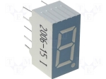 Дисплей SC36-11EWA Дисплей: LED; единичен 7-сегментен; 9,14mm; червен; 0,8-1,9mcd